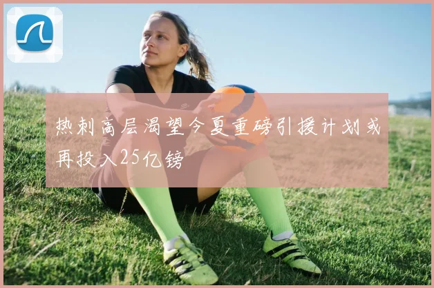 热刺高层渴望今夏重磅引援计划或再投入25亿镑